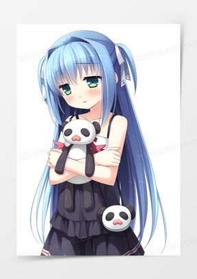 动漫女设计模板 熊猫办公助力创意无限